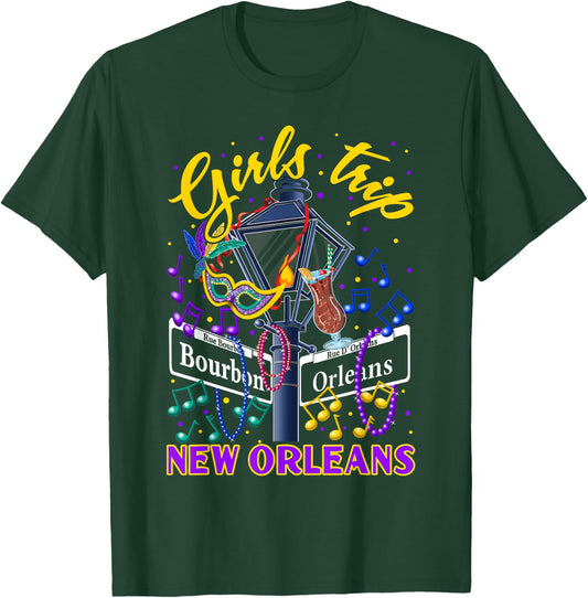 New Orleans Girls Trip Girlfriends Vacation T-Shirt - T-Shirt | Forest