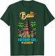 Bali Indonesia Straight Trippin Vacation Girls Trip 2025 T-Shirt - T-Shirt | Forest