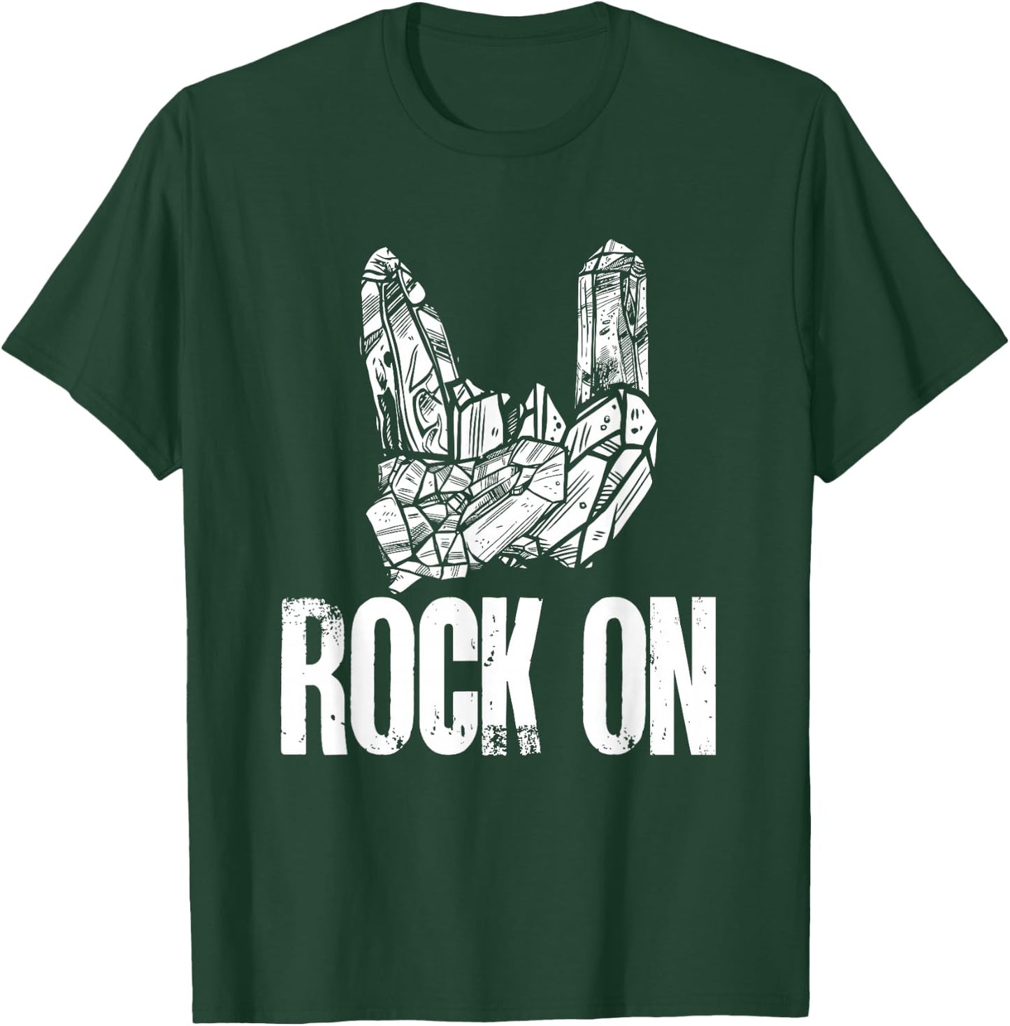 Rockhound Rock On Geology Rock Collecting T-Shirt - T-Shirt | Forest