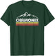 Vintage Chamonix Retro Mountain Souvenir T-Shirt - T-Shirt | Forest