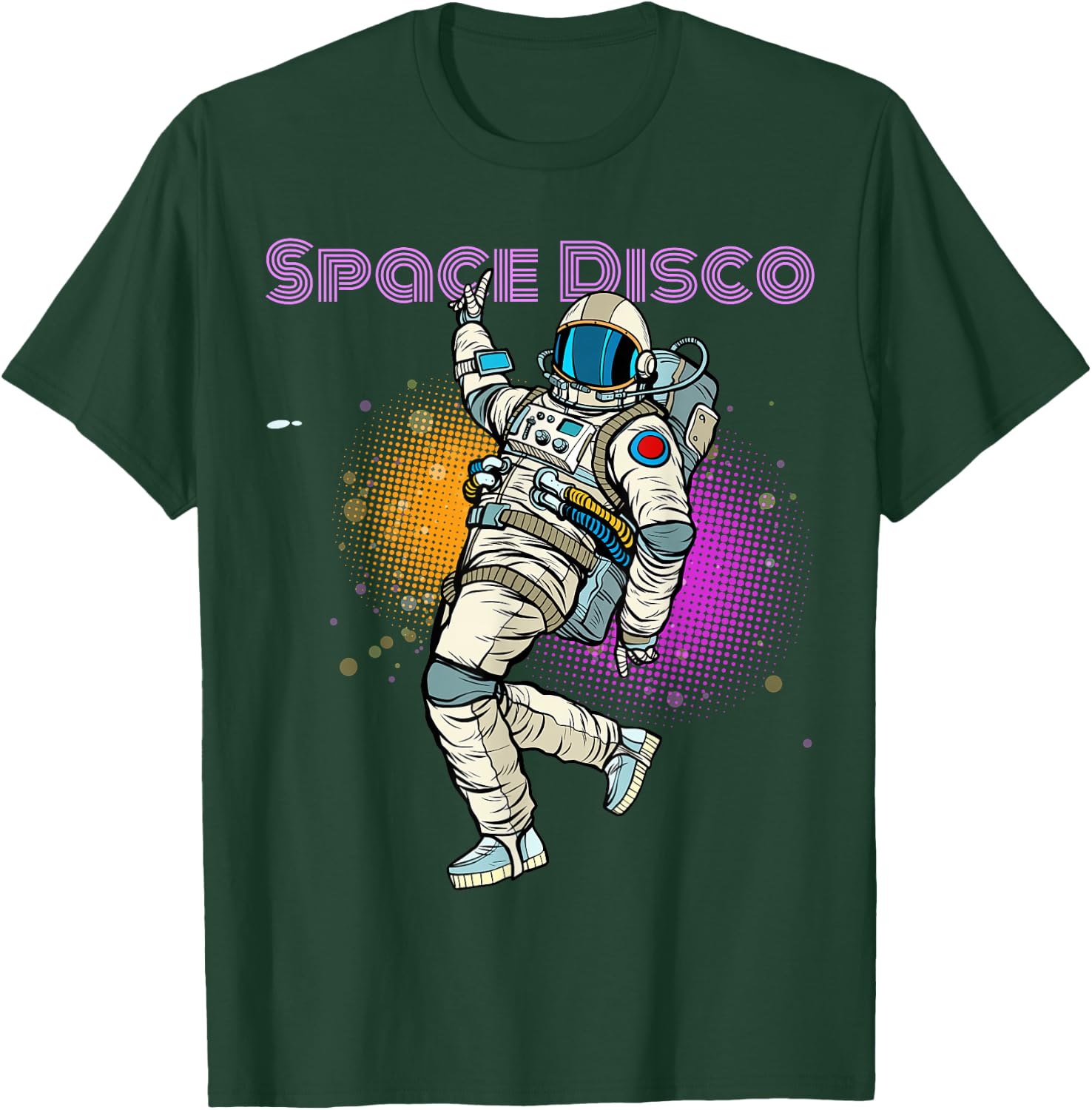 Space Disco Astronaut Dance Novelty & cool designs T-Shirt - T-Shirt | Forest