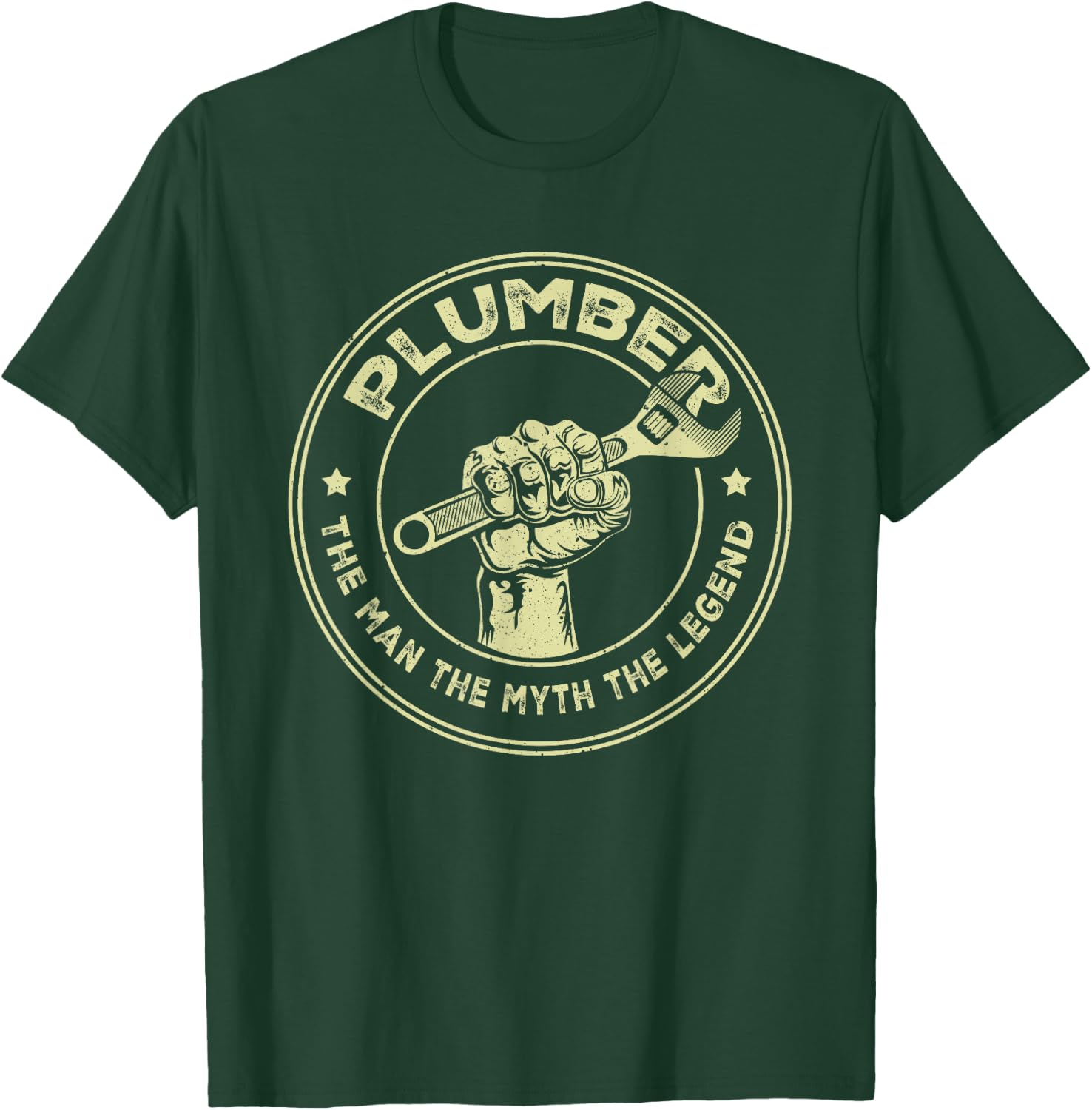 Plumbing Graphic Design Plumber Dad T-Shirt - T-Shirt | Forest