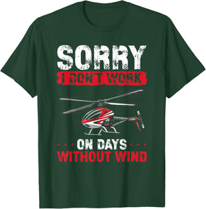 RC Helicopter Remote Control Design Graphic Hobby Pilot T-Shirt - T-Shirt | Forest