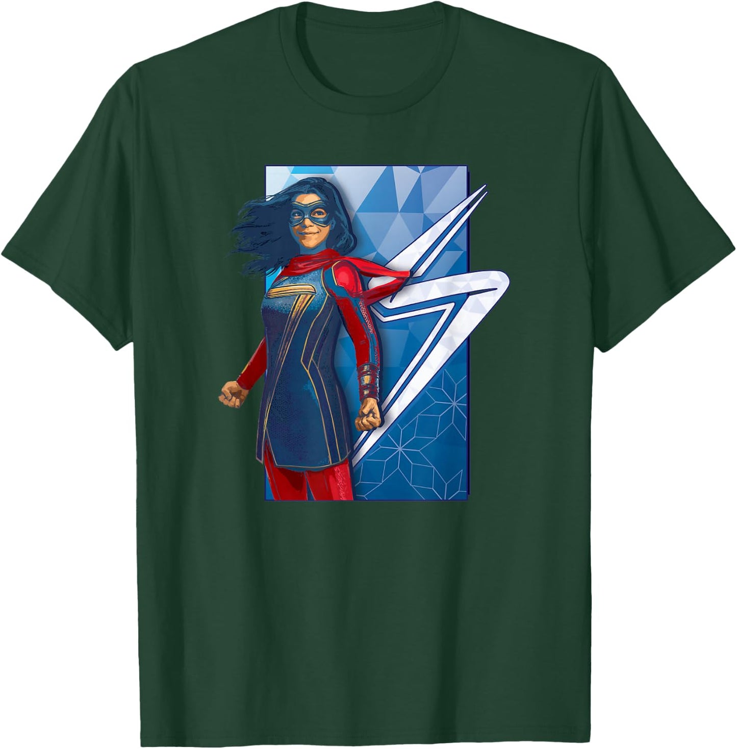 Marvel Ms. Marvel Kamala Hero Poster T-Shirt - T-Shirt | Forest