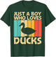Funny Duck Design For Boys Kids Duck Farmer Hunting Lovers T-Shirt - T-Shirt | Forest