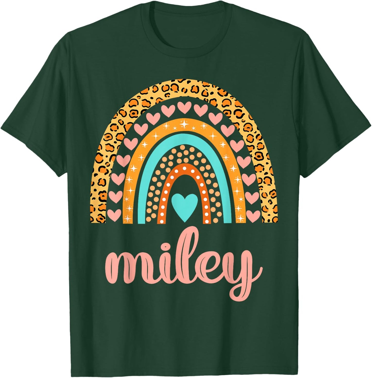 Miley Miley Name Birthday Shirt Gift T-Shirt - T-Shirt | Forest