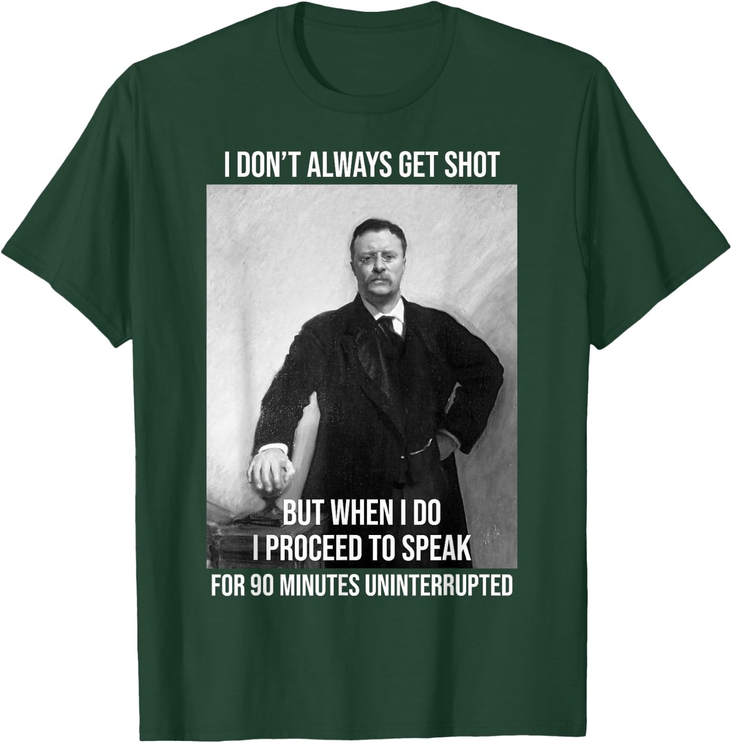 Theodore Roosevelt Political Buffalo Elk Party Teddy T-Shirt - T-Shirt | Forest