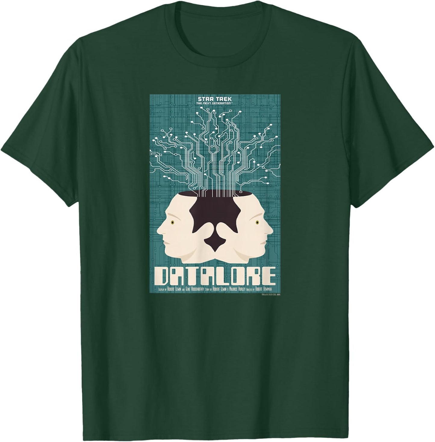 Star Trek: The Next Generation Juan Ortiz Datalore T-Shirt - T-Shirt | Forest
