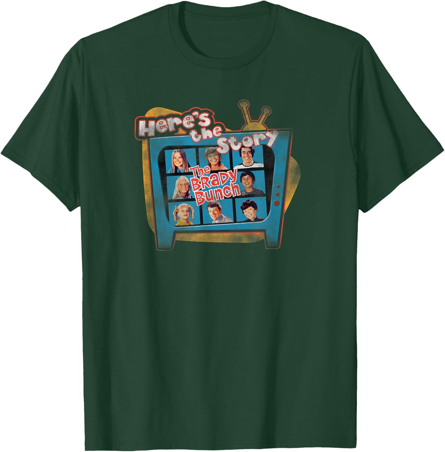 Brady Bunch Here's The Story T-Shirt - T-Shirt | Forest