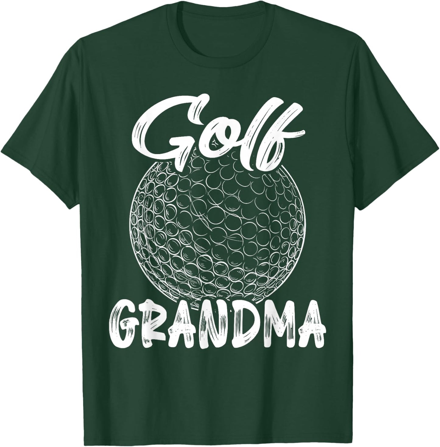 Golf Grandma Women Golfers Golf Ball Player Family Matching T-Shirt - T-Shirt | Forest