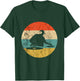 Turntable Beatmaker EDM Techno DJ Disc Retro Vintage Sunset T-Shirt - T-Shirt | Forest