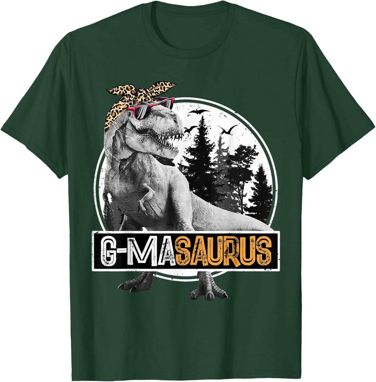 G-ma saurus T rex Dinosaur G-maSaurus Matching Family T-Shirt - T-Shirt | Forest
