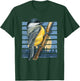 Retro Bird Watcher Chickadee Nature Forest Moon Birds T-Shirt - T-Shirt | Forest