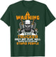 Warning Funny Trucker Truck Driver Trucking Dads Father Men T-Shirt - T-Shirt | Forest