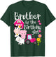 Farm Animals Brother Of The Birthday Girl Party Barnyard T-Shirt - T-Shirt | Forest