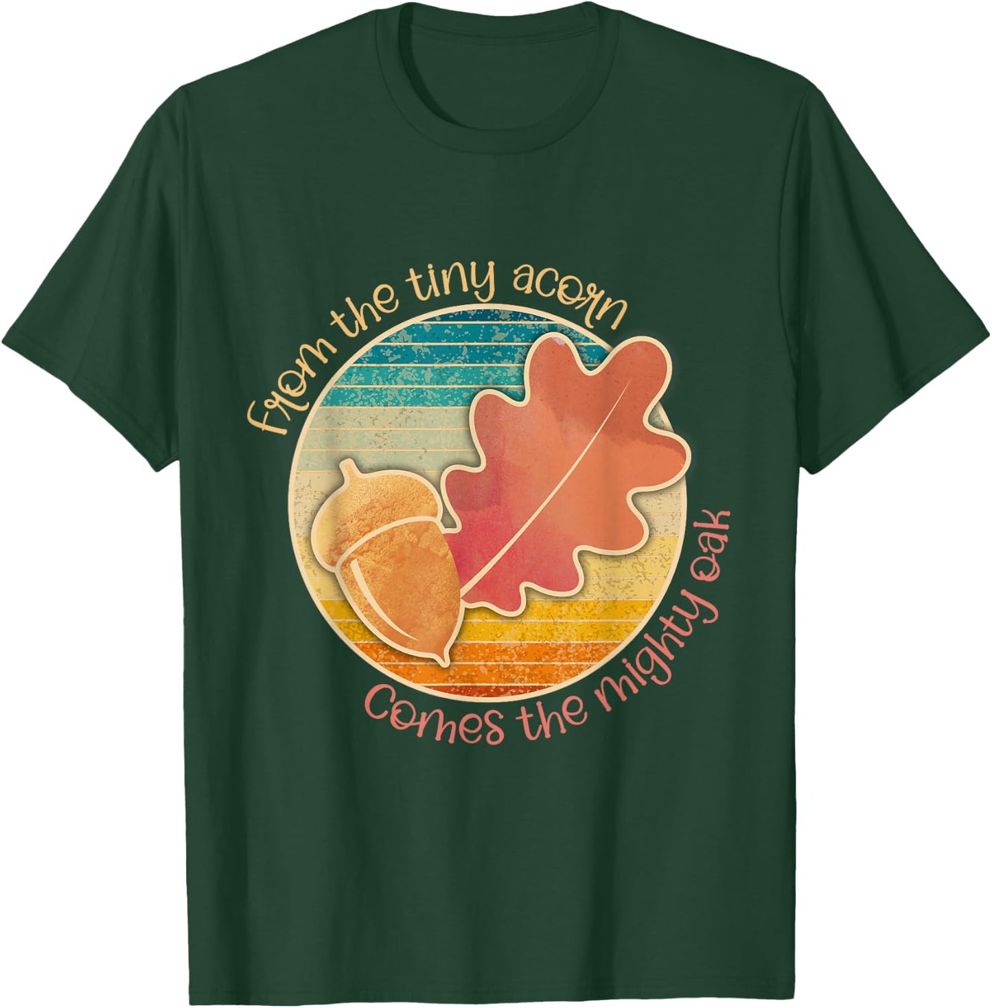 Acorn and Oak Leaf for Nature Lovers T-Shirt - T-Shirt | Forest