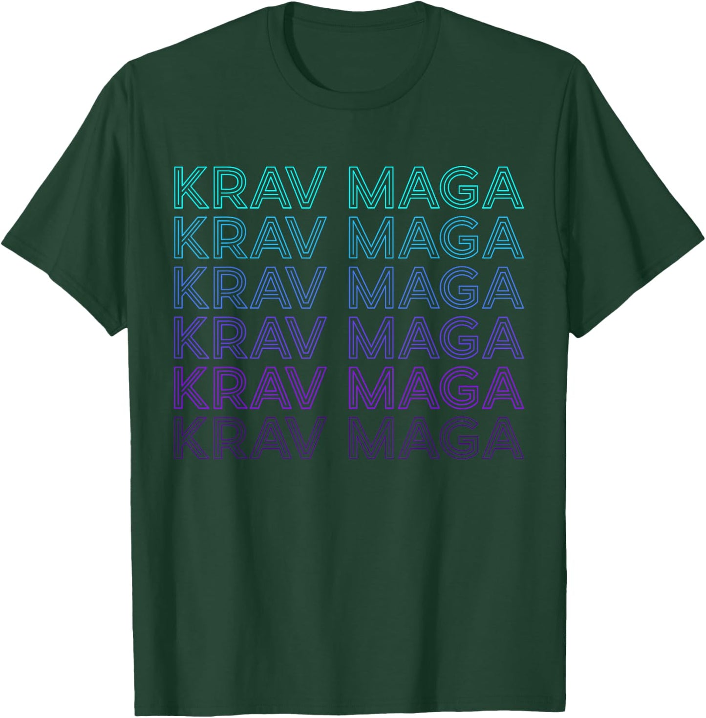 Krav Maga Retro T-Shirt - T-Shirt | Forest