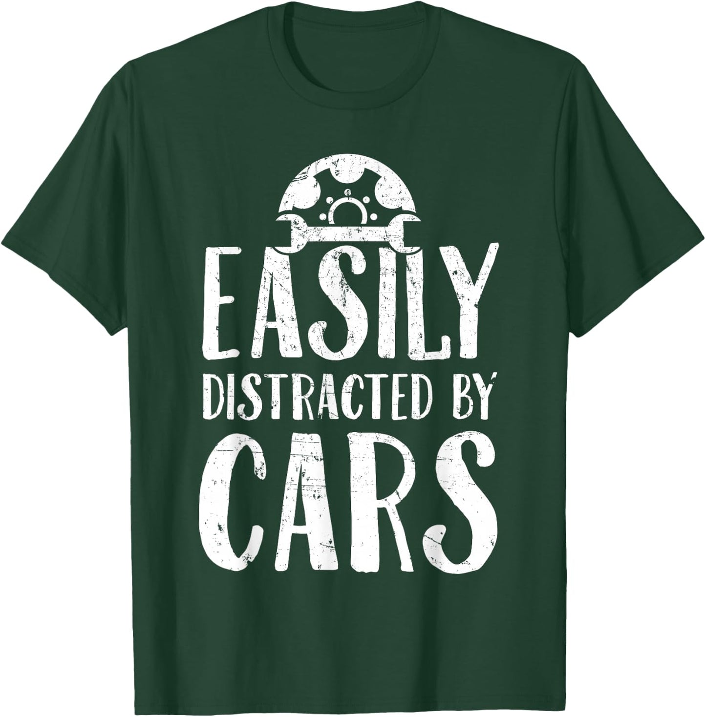 Funny Car Lover Saying Easily Distracted By Cars T-Shirt - T-Shirt | Forest