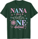Nana in a Winter Onederland Birthday Girl Sweet Snowflake T-Shirt - T-Shirt | Forest