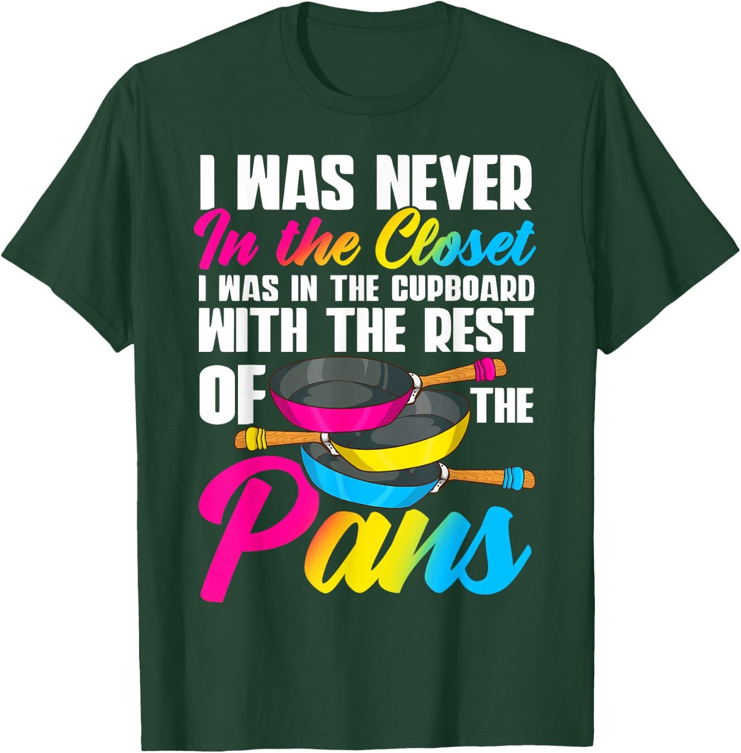 Pans : Pansexual Pride T-Shirt - T-Shirt | Forest
