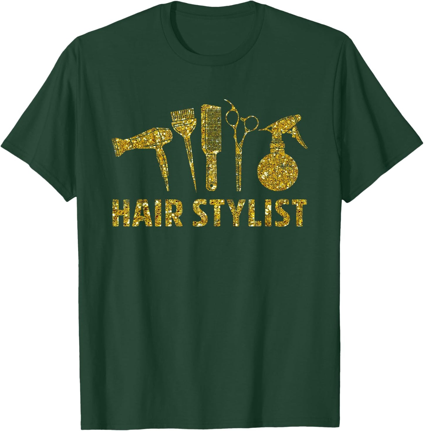 Hairstylist Funny Hairdresser Barber Graphic T-Shirt - T-Shirt | Forest