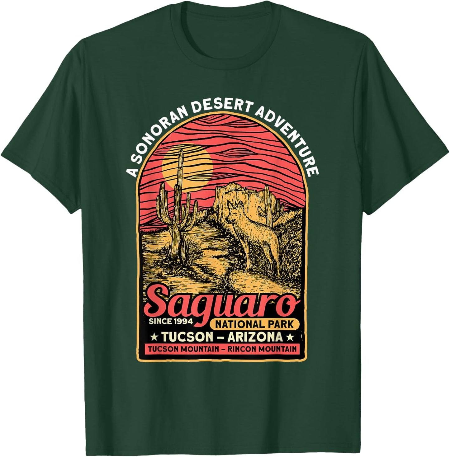Saguaro National Park Sonoran Desert Tourist Souvenirs T-Shirt - T-Shirt | Forest