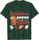 Bake Baking Christmas Gingerbread Man Queen Christmas Baking T-Shirt - T-Shirt | Forest