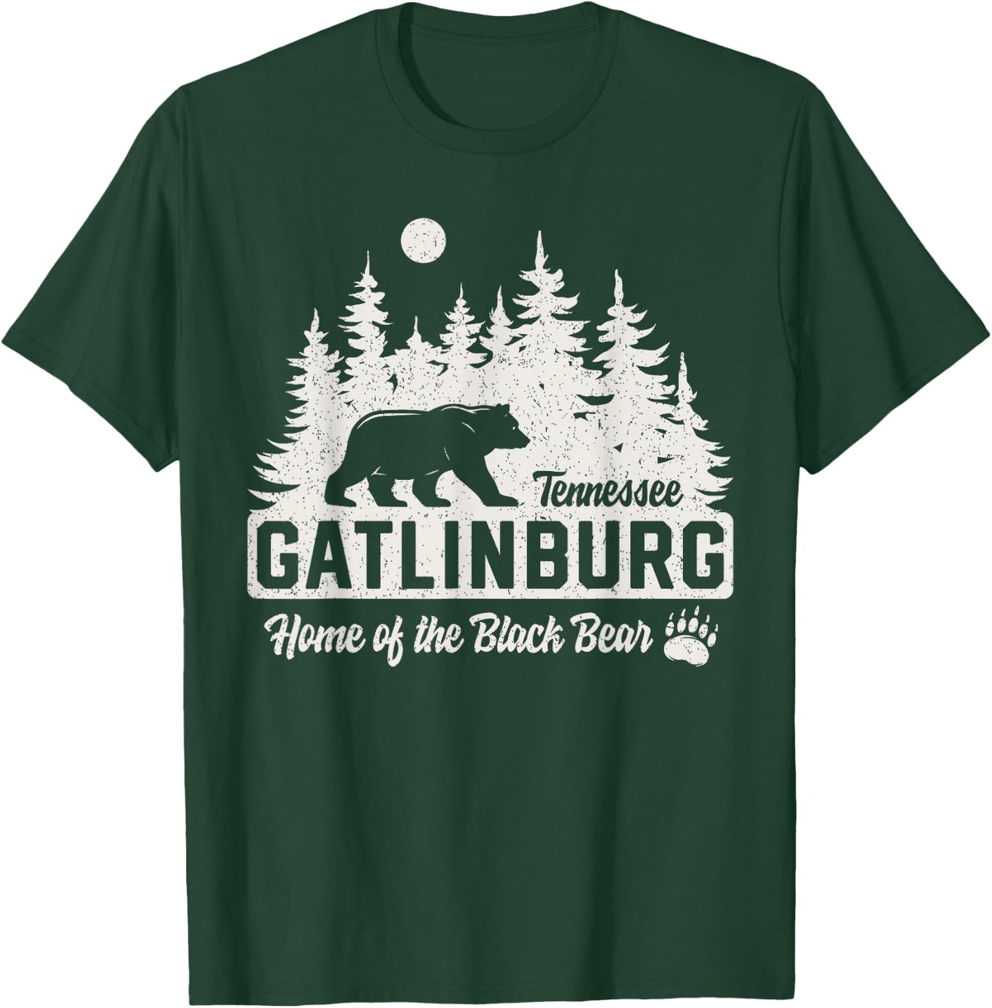 Gatlinburg Tennessee Black Bear Great Smoky Mountains T-Shirt - T-Shirt | Forest