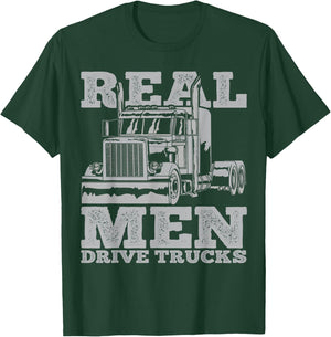 Trucker Truck Truck Driver T-Shirt - T-Shirt | Forest
