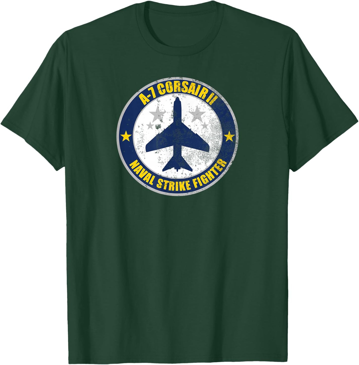 A-7 Corsair (distressed) T-Shirt - T-Shirt | Forest