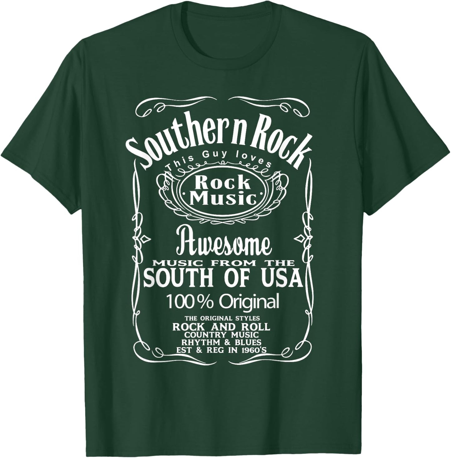 Southern Rock Music USA United States Band Streetwear T-Shirt - T-Shirt | Forest