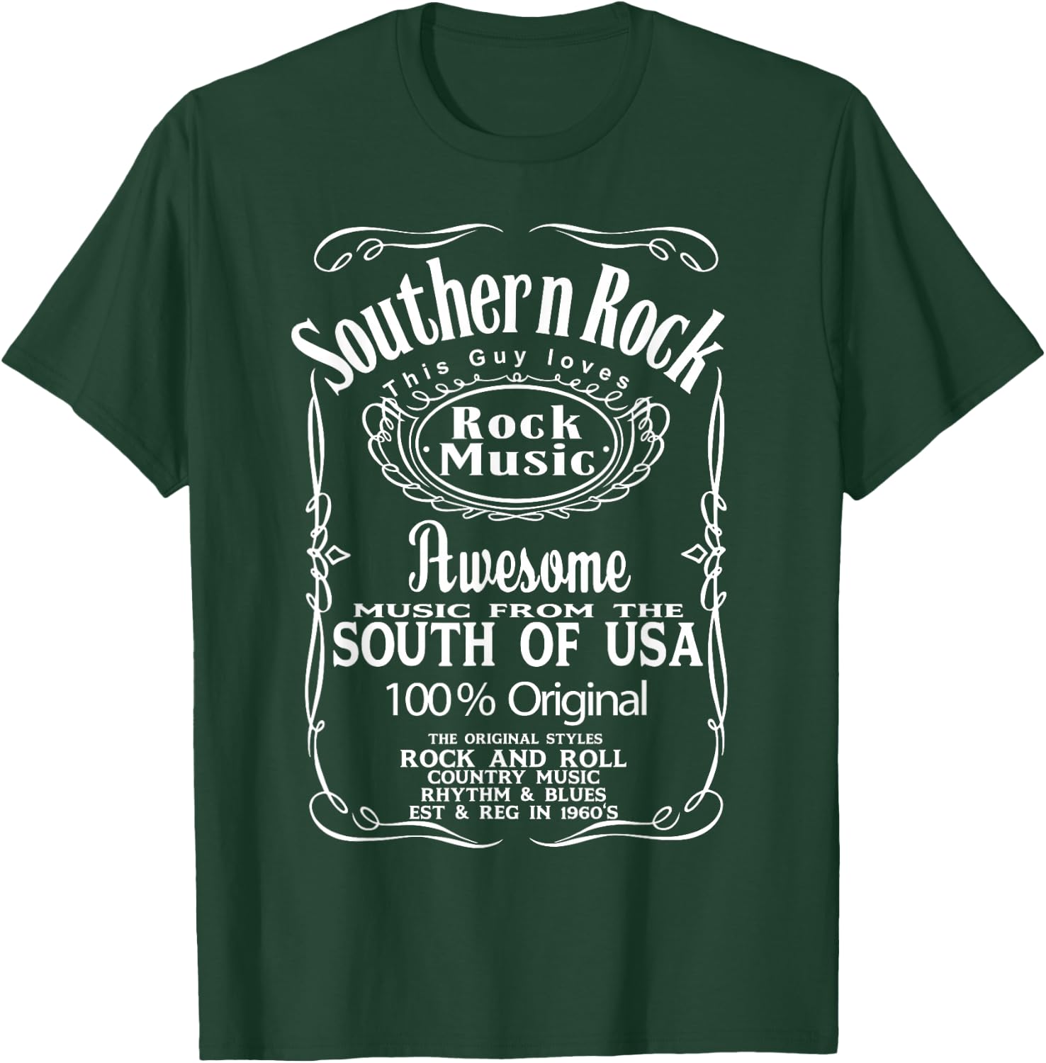 Southern Rock Music USA United States Band Streetwear T-Shirt - T-Shirt | Forest