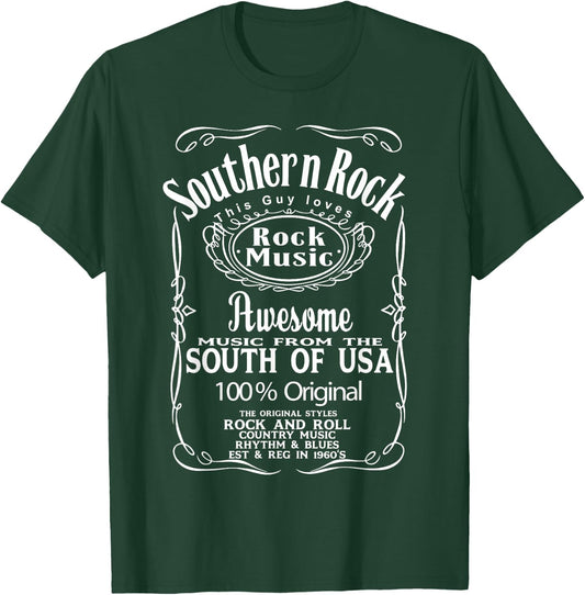Southern Rock Music USA United States Band Streetwear T-Shirt - T-Shirt | Forest