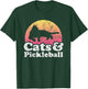 Cats and Pickleball Men's or Women's Cat T-Shirt - T-Shirt | Forest