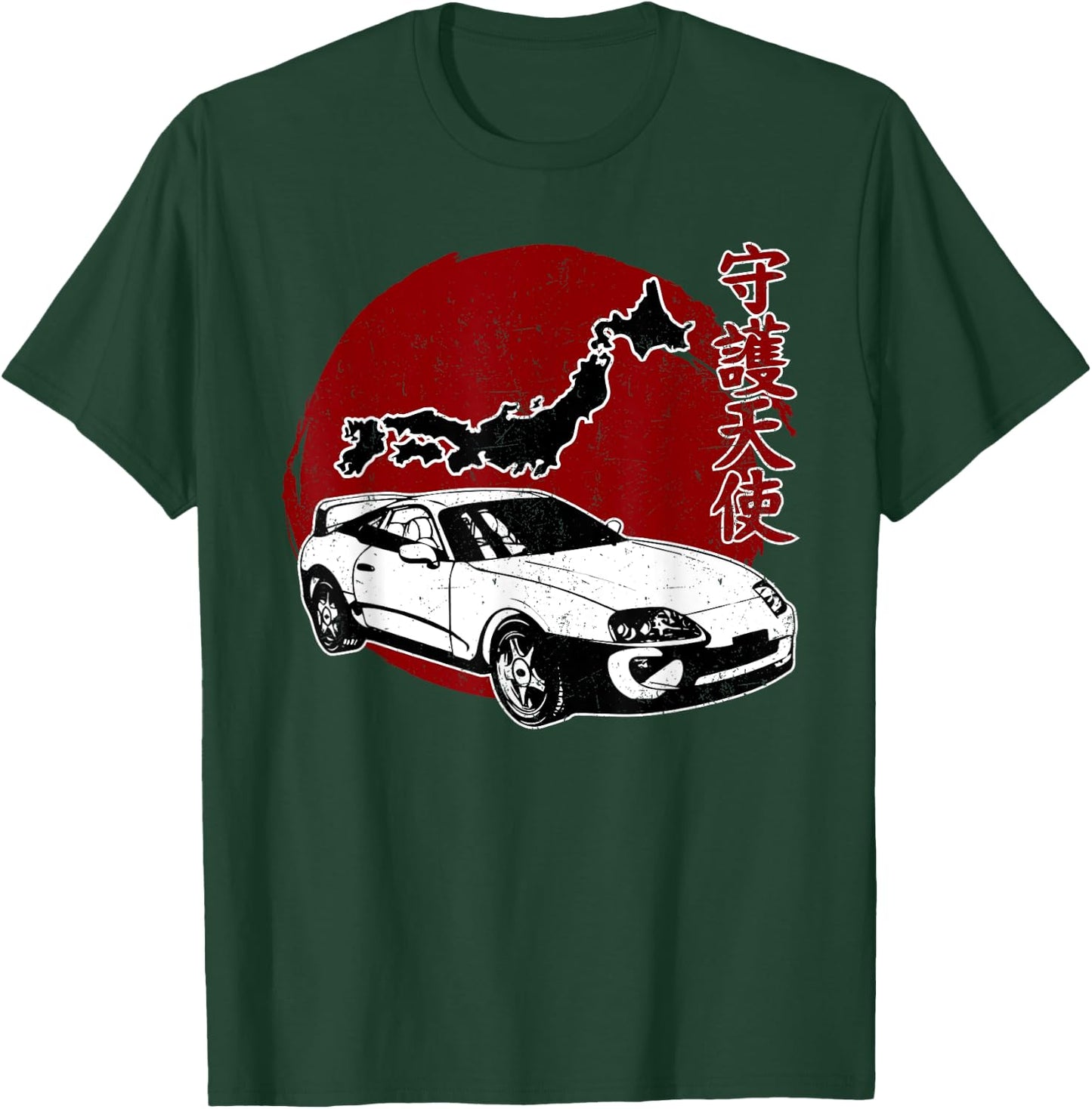 JDM Japan Motorsport Tuning Car Legend 90s T-Shirt - T-Shirt | Forest