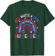 Red White Blue Nurse Crew 4th Of July US Flag Rainbow T-Shirt - T-Shirt | Forest