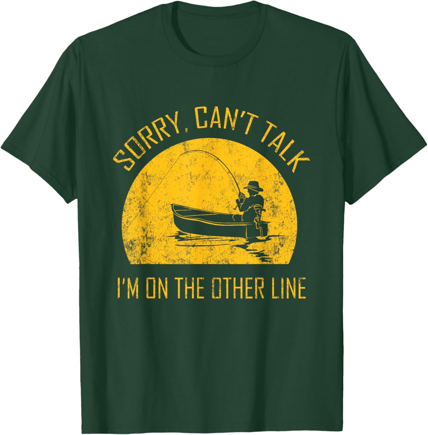 Sorry, Can't Talk I'm On the Other Line T-Shirt - T-Shirt | Forest