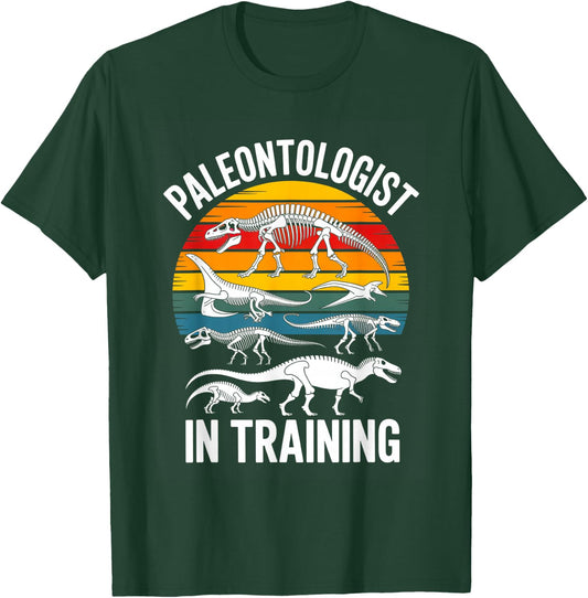 Paleontologist in Training Dinosaur Fossil Kids T-Shirt - T-Shirt | Forest