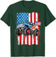 Monster Truck USA Flag Patriotic Boys Men 4th of July T-Shirt - T-Shirt | Forest