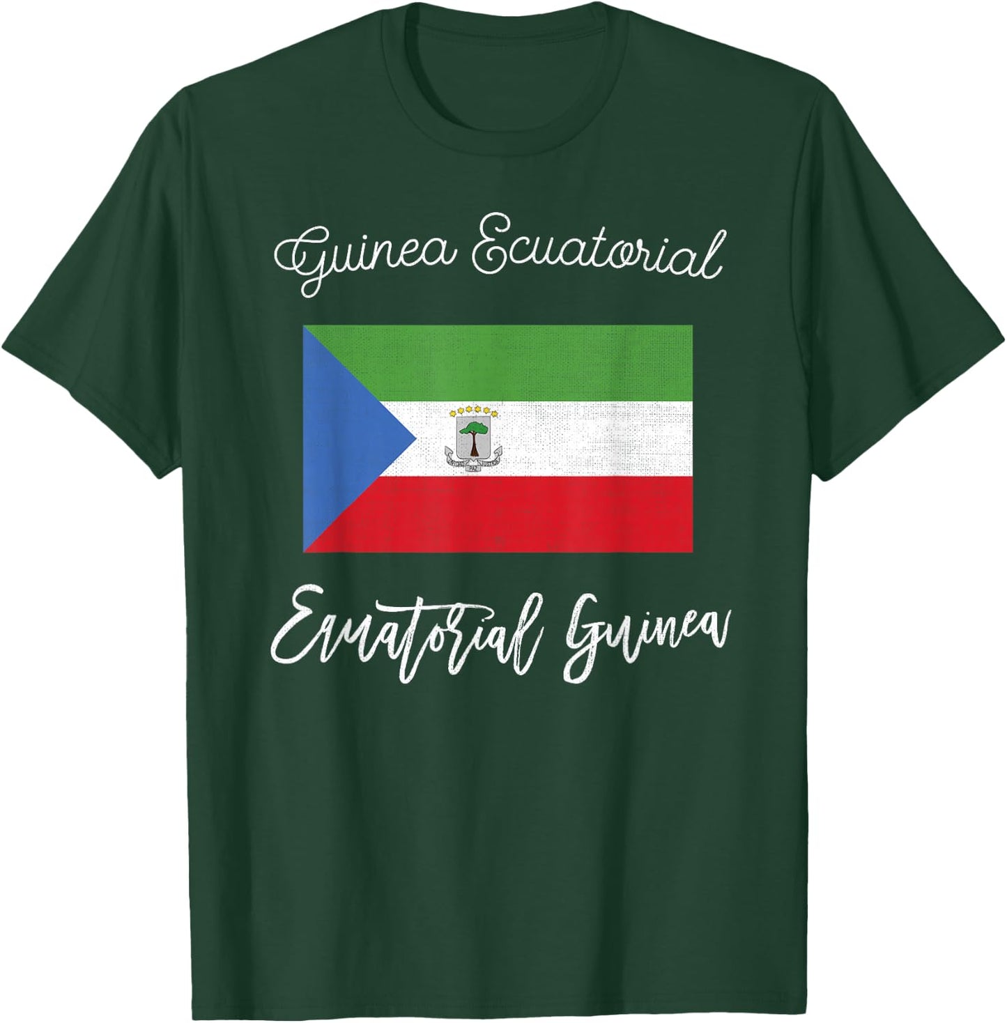 Equatorial Guinea Flag T-Shirt - T-Shirt | Forest