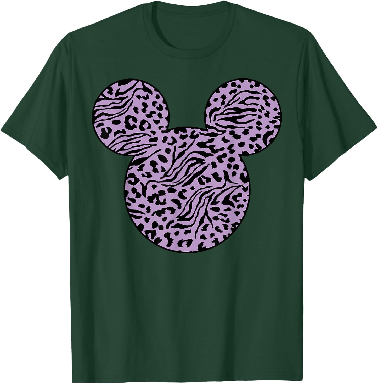 Disney Mickey And Friends Mickey Tiger Cheetah Mashup Fill T-Shirt - T-Shirt | Forest