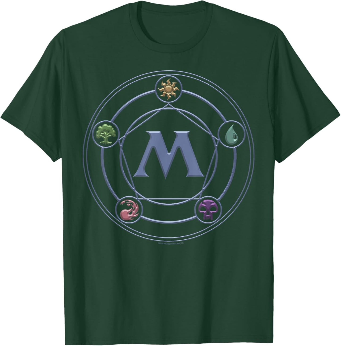 Magic: The Gathering Mana Icons T-Shirt - T-Shirt | Forest