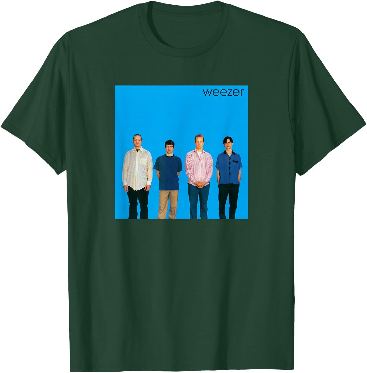 Weezer - Blue Album Cover T-Shirt - T-Shirt | Forest