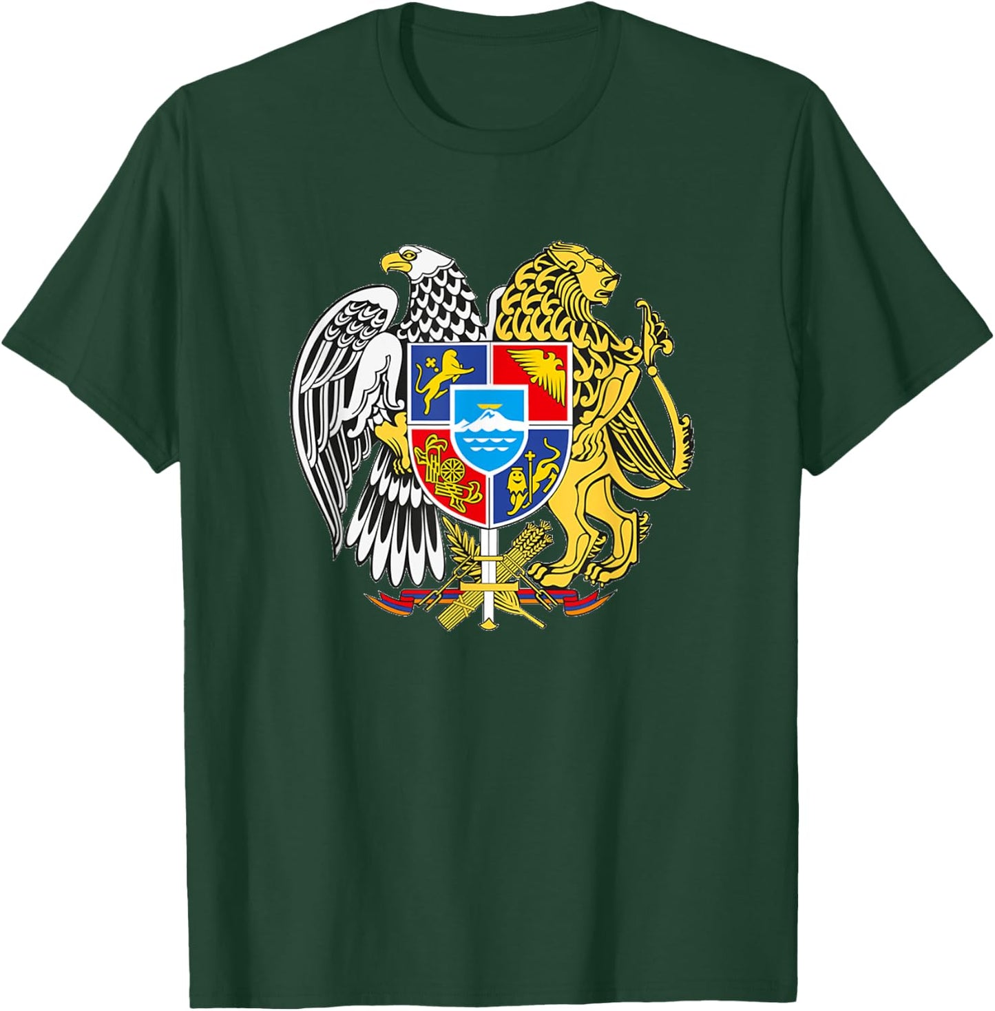 Armenian Coat of Arms Crest - Armenia symbol - Lion Eagle T-Shirt - T-Shirt | Forest