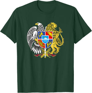 Armenian Coat of Arms Crest - Armenia symbol - Lion Eagle T-Shirt - T-Shirt | Forest