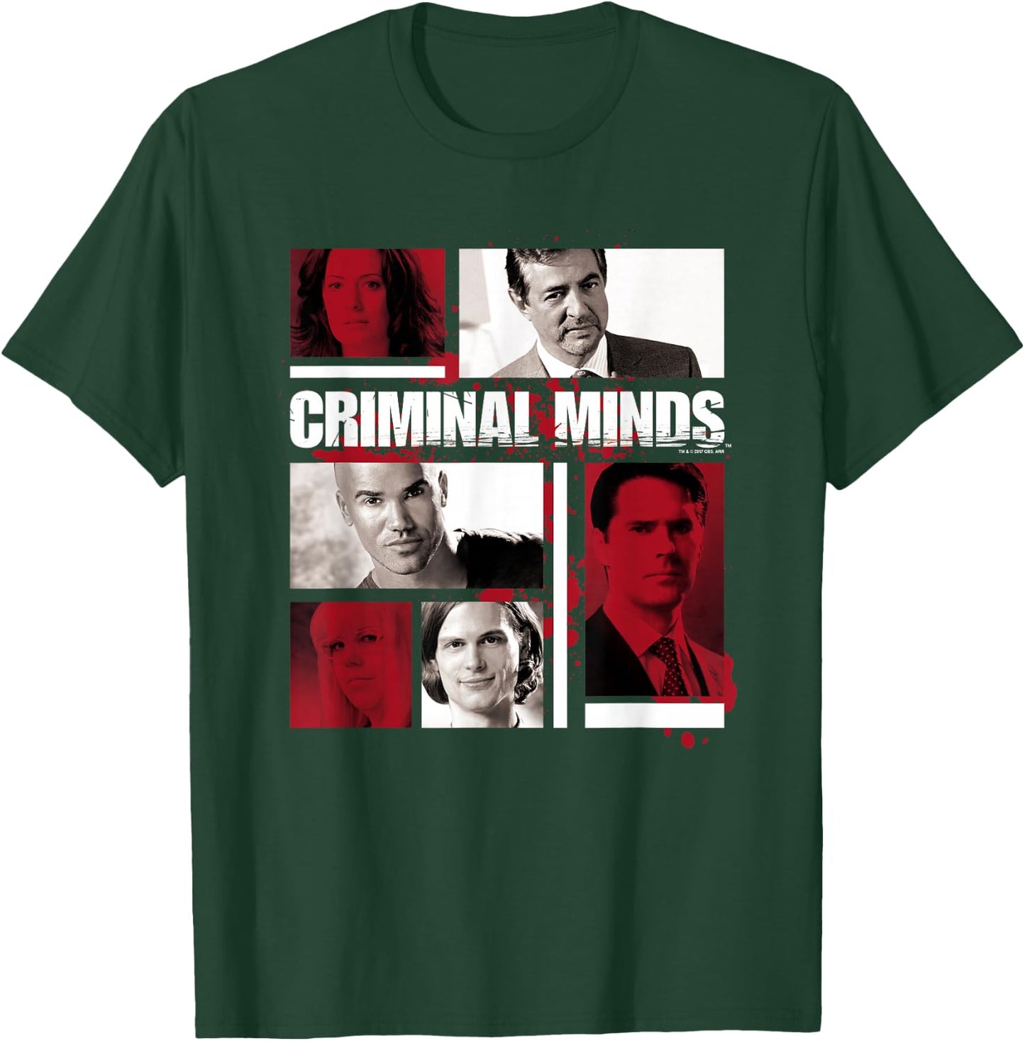 Criminal Minds Character Boxes T-Shirt - T-Shirt | Forest