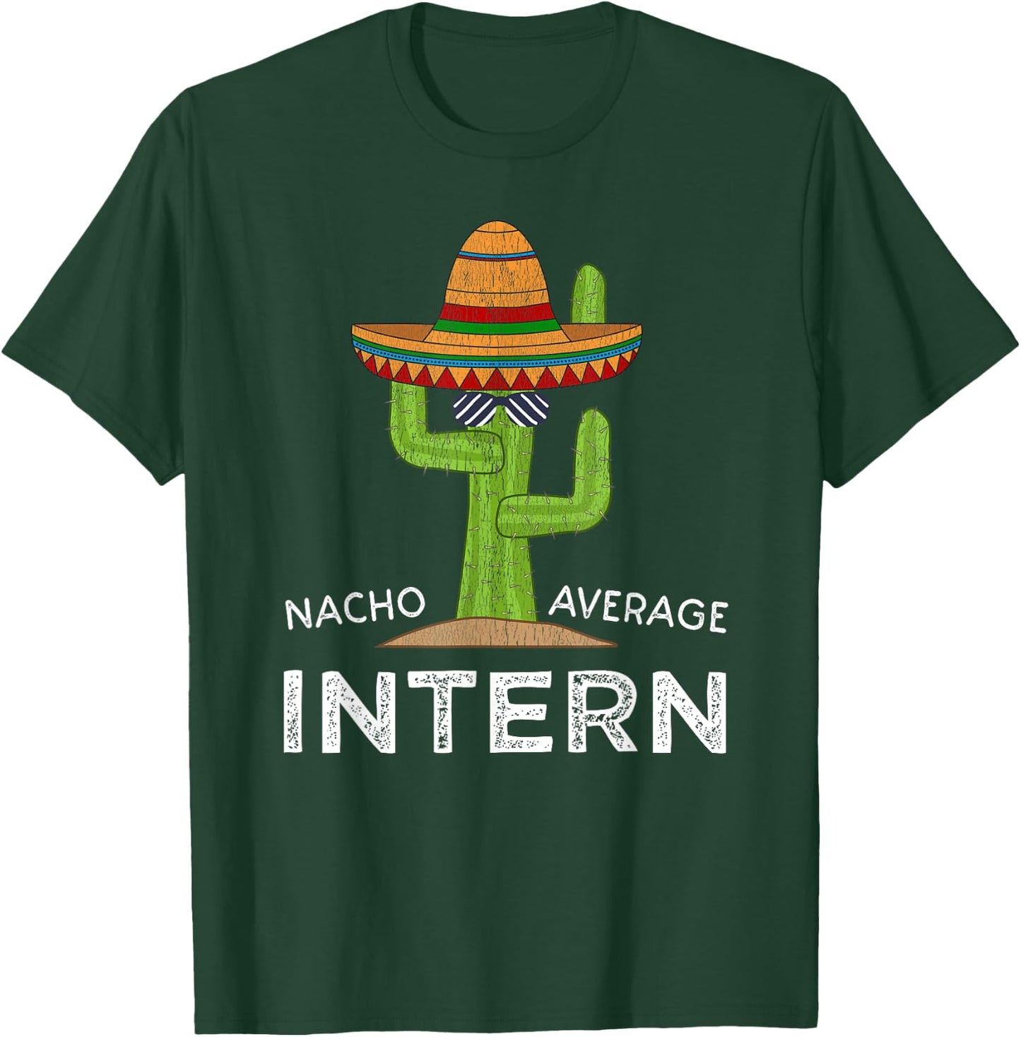 Funny Intern Internship T-Shirt - T-Shirt | Forest