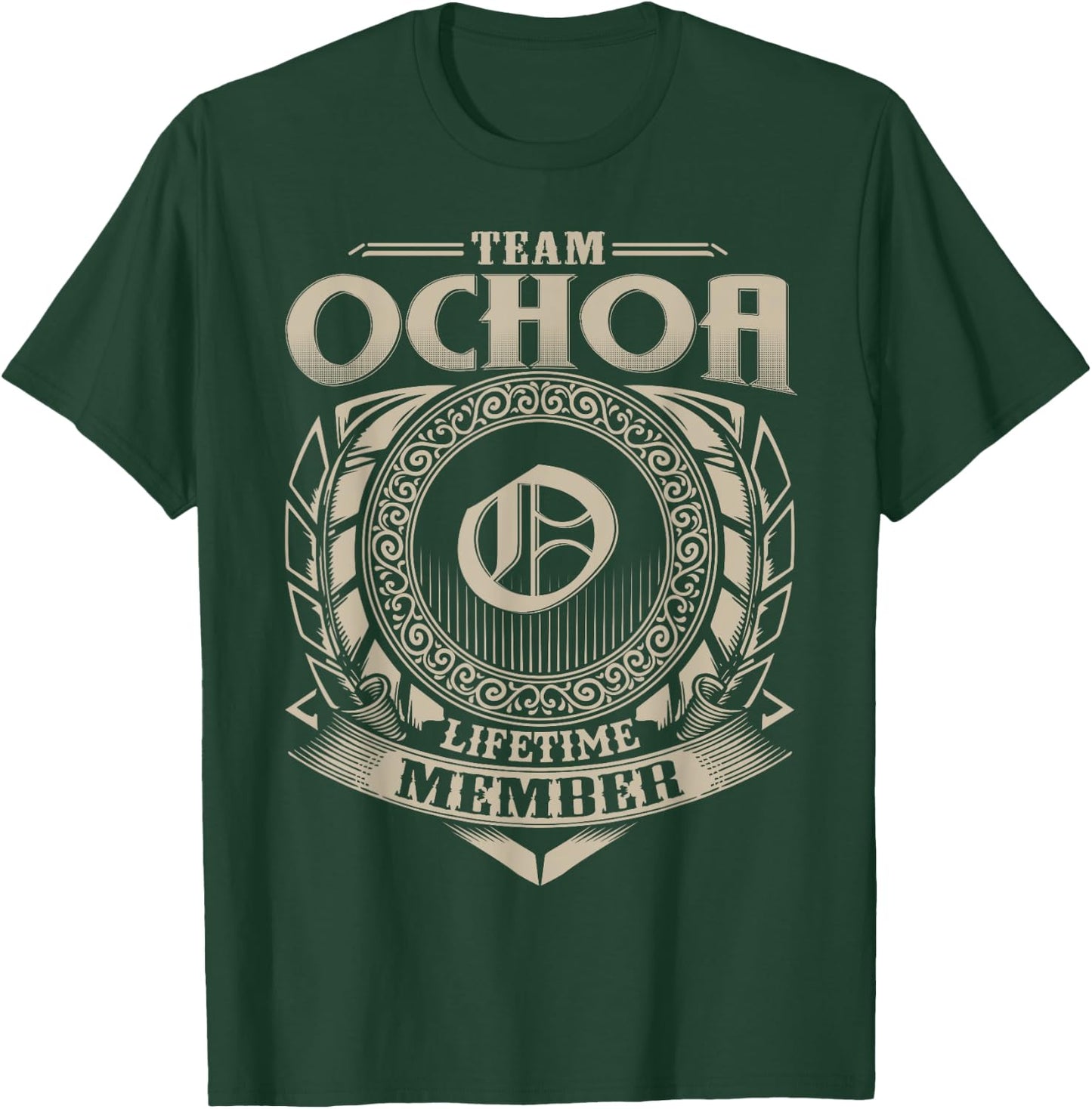 Team OCHOA Lifetime Member Vintage OCHOA Family T-Shirt - T-Shirt | Forest