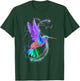 Colorful Rainbow Hummingbird Spring Garden Bird Summer Shirt Men Women Kids T-Shirt - T-Shirt | Forest
