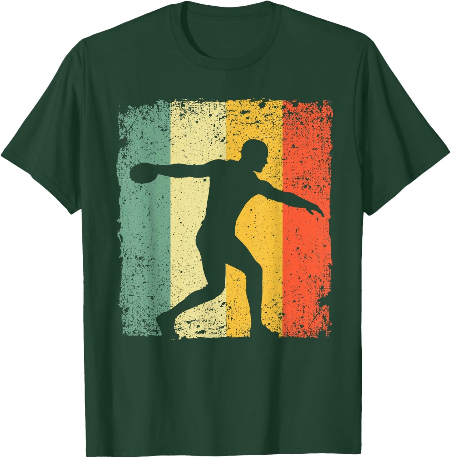 Funny Discuss Throwing Design Discuss Throw Track And Field T-Shirt - T-Shirt | Forest